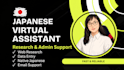 be your japanese virtual assistant for research