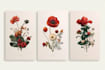 create botanical illustration of flowers