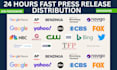 do press release distribution on ein presswire, newswire, prweb for brand news