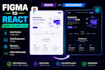convert figma design to react website using tailwind CSS
