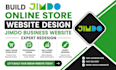 build jimdo online store website design jimdo business website expret redesign