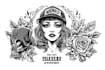 create a clean symbolic tattoo design from your concept