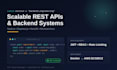 build scalable rest api and backend with nodejs express nestjs