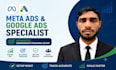 manage your meta ads, google ads with advanced conversion tracking setup