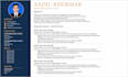 design a professional and modern CV resume
