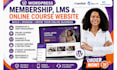 build lms website paid membership pro elementor wordpress memberpress website