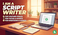 write webtoon script ,youtube and tiktok scripts