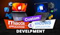 develop and design macos , windows desktop applications