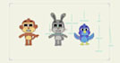 create 2d rigged character ready to animate in moho