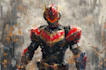 draw gundam, transformer, robot, armor, mecha