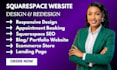 build squarespace website design, redesign squarespace website development