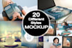 create amazing 3d book cover mockup in 20 different styles
