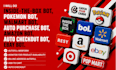 code inside the box bot pokemon bot walmart auto purchase, amazon checkout, ebay