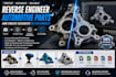 reverse engineer automotive parts and create accurate 3d cad models