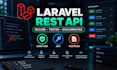 develop secure laravel rest API for web and mobile apps