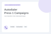 do autodialing system lead generation, interested people press 1