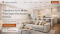 build squarespace renovation company website home improvement website