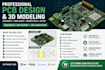 design pcb enclosure waterproof iot housing 3d model