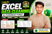 clean, format and organize excel data