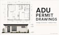 draw adu permit drawings, garage conversion and addition plans