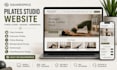 create squarespace pilates studio website fitness class website booking website
