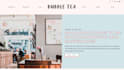 build squarespace bubble tea shop website drink business website
