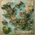 create event, tourist, and fantasy map illustration