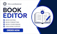 do book editing and book proofreading