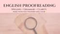 proofread your english text