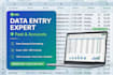 do data entry, excel data entry, copy paste and web research