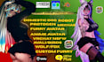 make anime vtuber model, 3d nsfw avatar, furry vrm model, obs studio streaming