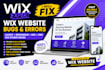 fix wix website bug layout responsive seo cms and wix studio issues