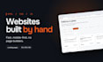 build a bilingual business website with clean handwritten code