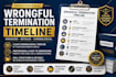 prepare a professional wrongful termination timeline