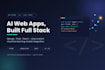 build python full stack ai web app with django flask react