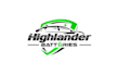 design unique highlander batteries logo