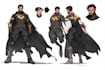 create custom superhero character in action