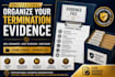 organize your wrongful termination evidence professionally