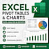 create excel pivot tables, charts and data report