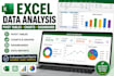 create excel pivot tables, charts and data analysis report