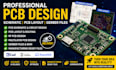 design pcb schematic, pcb layout, rf pcb, multilayer pcb and gerber files