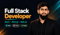 build web applications as full stack react, next js and node js developer