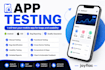 test your mobile app for bugs and usability