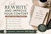 rewrite and improve your content naturally