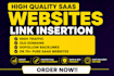 do link insertion on high authority saas websites