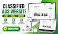 build classified ads website, directory website or listing platform