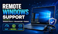 fix windows, microsoft 365 outlook and PC issues remotely