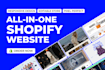 build shopify website design and shopify website development with shopify cro