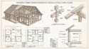 design timber frame, wood frame, house plans, timber structures in sketchup