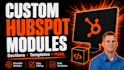 develop custom hubspot cms modules, sections and templates